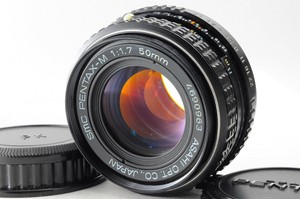 Excellent Pentax Smc Pentax M 50mm F 1 7 Mf Fix For Pentax K Pk W Caps Read Ebay