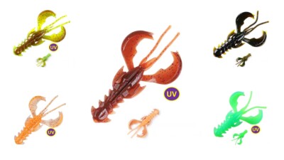 Kajig Mr. Crabs Creature Bait Angeln Barsch Köder Hecht Zander Gummifisch Rig