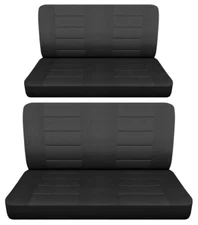 Fits 1949-1956 Dodge Coronet 4dr sedan Front and Rear bench seat covers charcoal