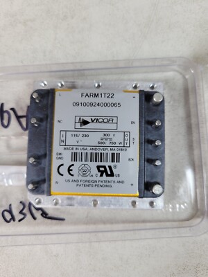 (1 NEW) Vicor FARM1T22 Power Line Filters INPUT 115/230VDC OUT 300VDC 500/750W