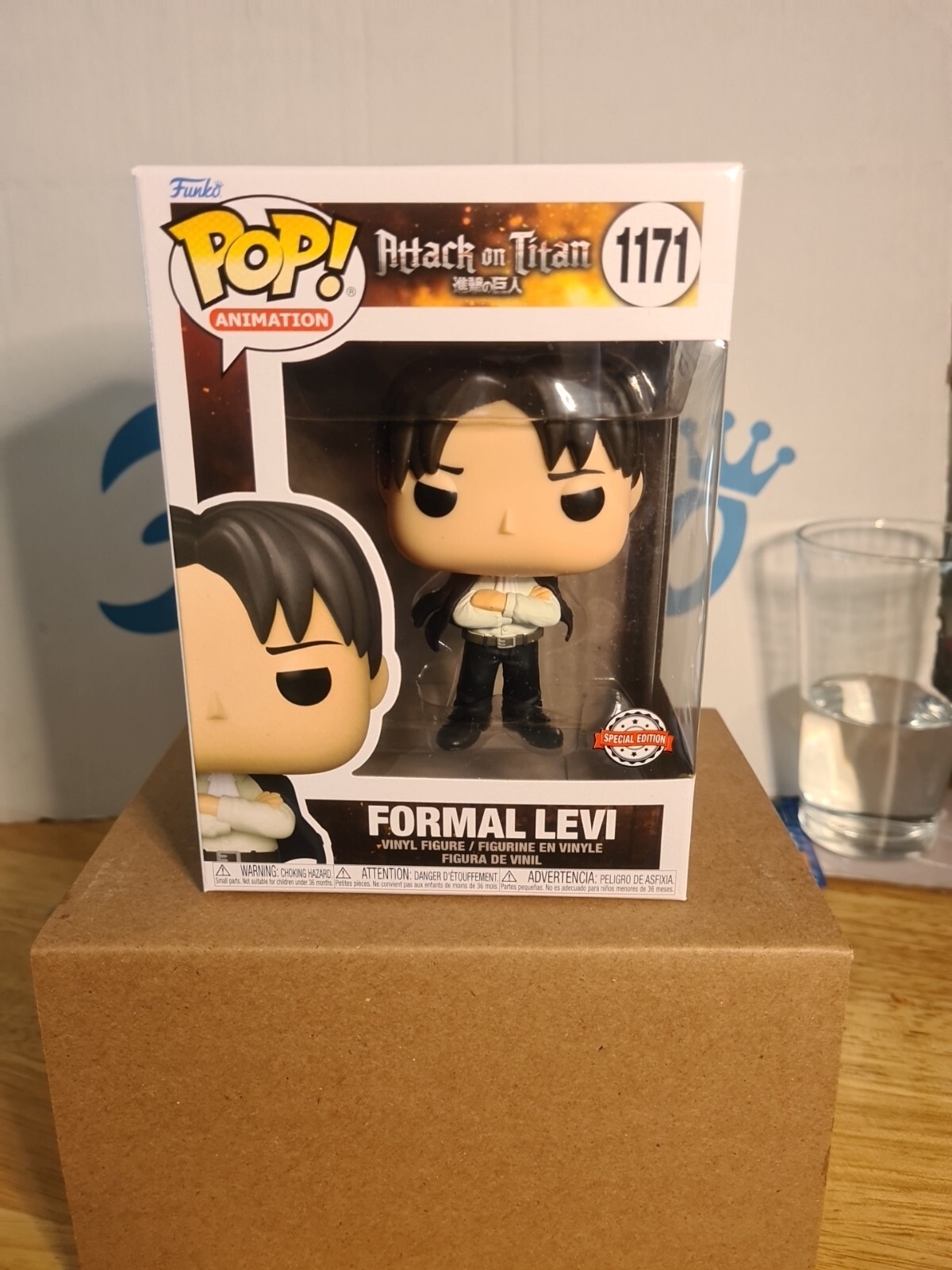 Funko Pop Vinyl - Animation #1171 Formal Levi - New- Attack On Titan - Exclusive
