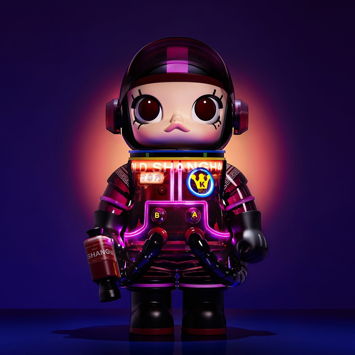 POP MART MEGA SPACE MOLLY 400% OLD SHANGHAI - PALMER HOUSE
