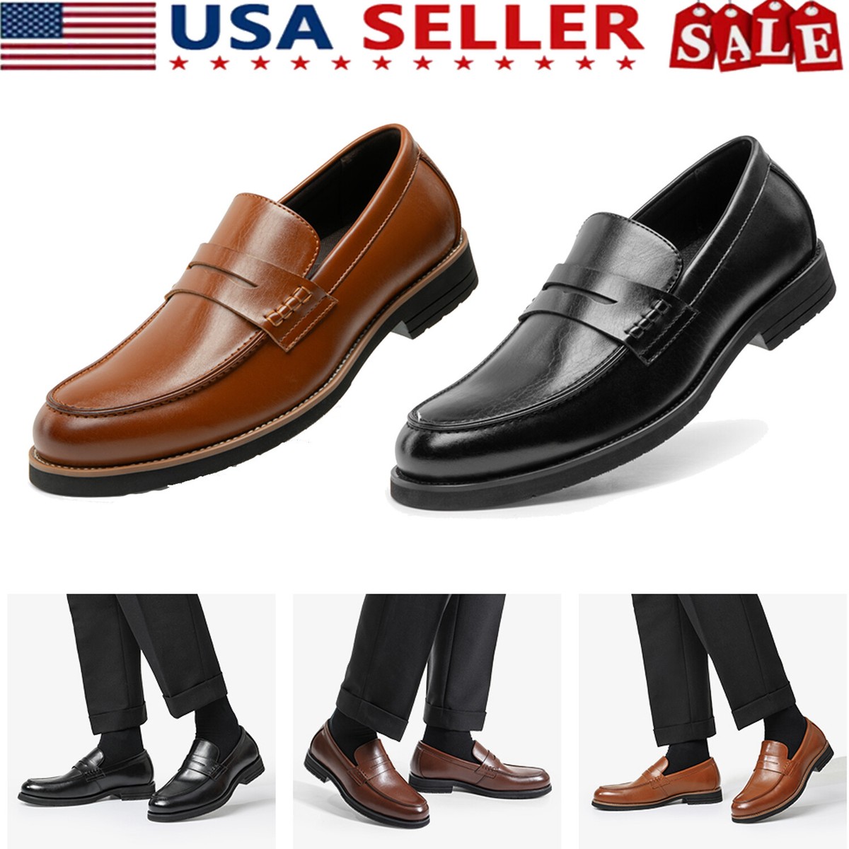 mens dress loafers sale US Penny Business Shoes Classic Formal Shoes Slip On Shoes Casual loafers Color:Sea Blue GO Zalando Zapaka Women Strapless Pink Built for the Big