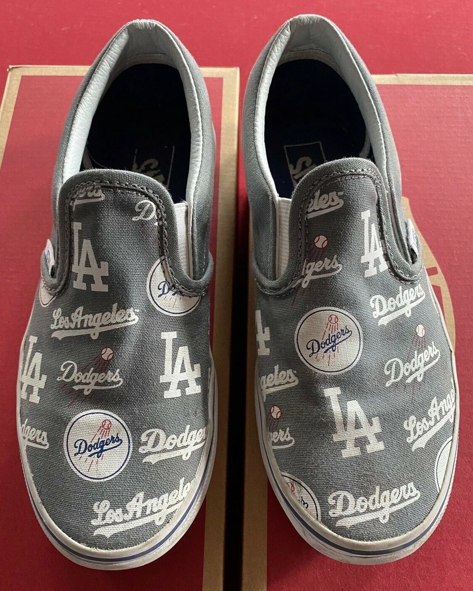 VANS X MLB Classic Slip LOS ANGELES DODGERS Shoes Kids 3 Women 4.5 | eBay