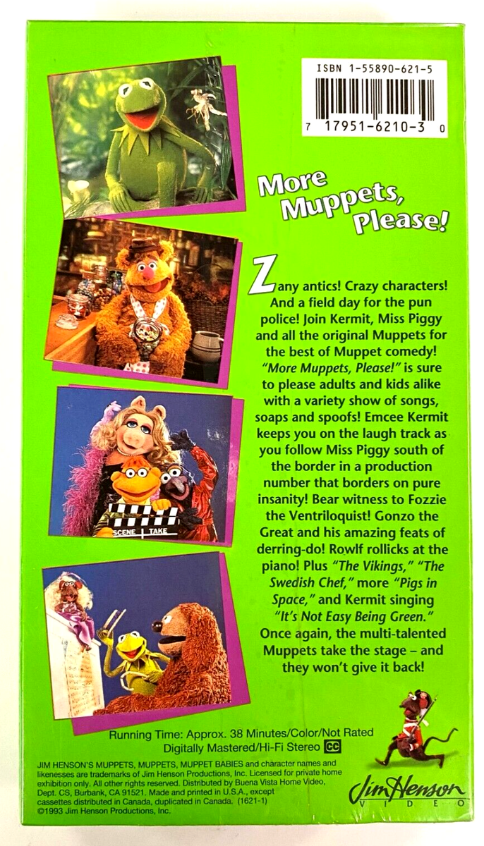 Muppets: It's the Muppets 'More Muppets, Please' (VHS, 1997) Jim