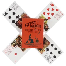 Gypsy Witch Fortune Telling Playing Cards Oracle Fate Tarot English Divination 