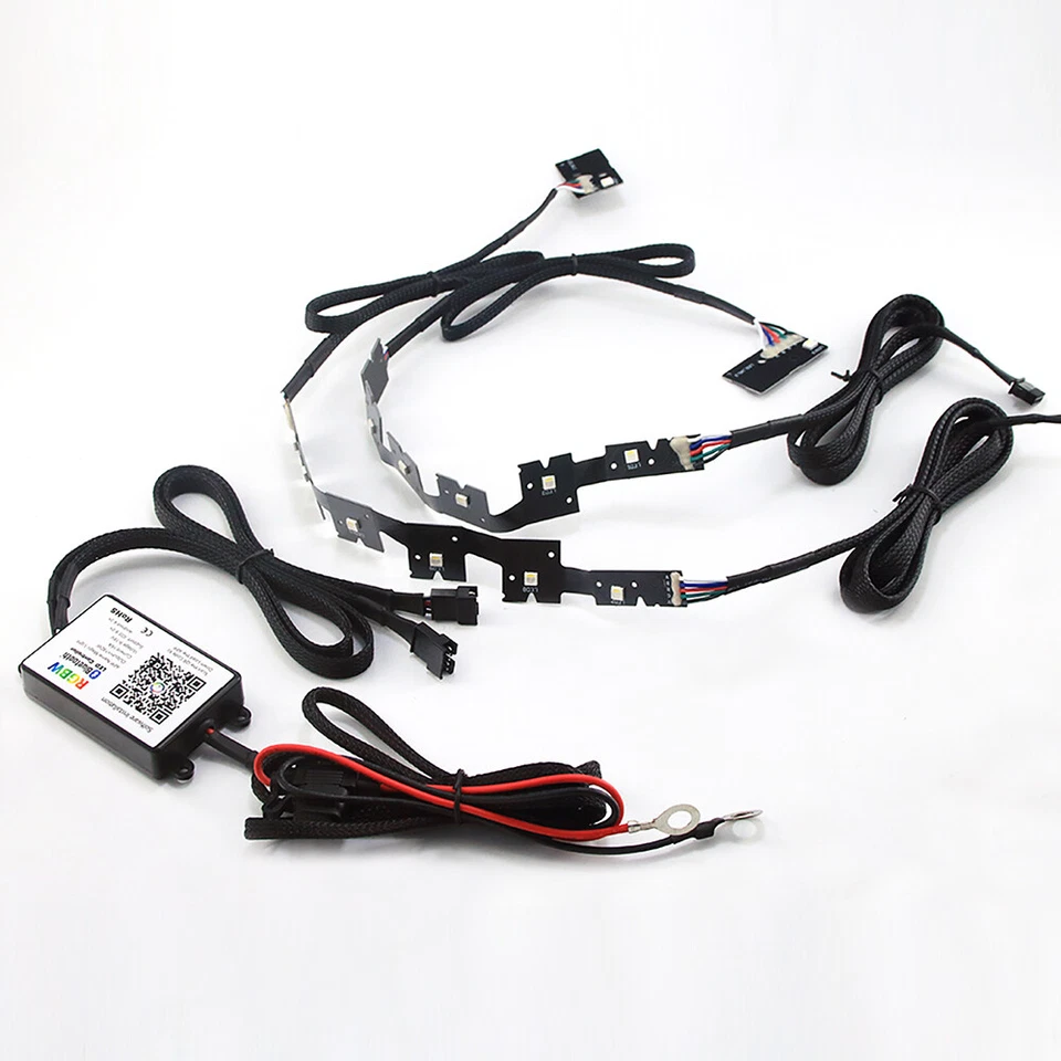 RGBW LED Bluetooth Car Headlight DRL Board Light Kit For Infiniti Q50 2014-2021 - Bild 3 von 4