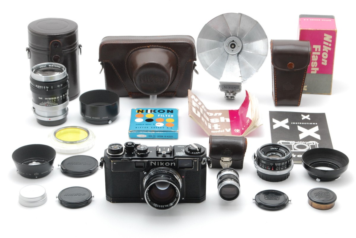 Nikon　S2 ジャンク品 Rare!!【EXC+5】 Nikon S2 Repainted Black Rangefinder Film Camera 3