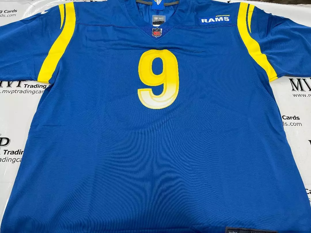 Matthew Stafford Royal Blue Los Angeles Rams Men's Size Medium Jersey