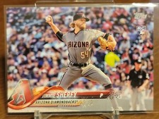 2018 Topps Series 1 Jimmie Sherfy RC #174 Arizona Diamondbacks Rookie