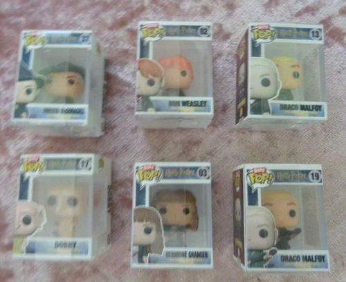 Lot of (6) Harry Potter -  Bitty Pop figures