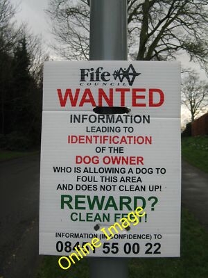 Foto 12x8 Gesuchte Mitteilung Aberdour Ein Versuch des Rates von Fife zu verhindern do c2012