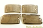 Vespa Original Indicator Lenses - Black / Front & Rear - PK XL XL2 - Indicators 50