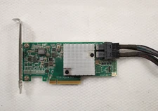 Inspur LSI YZCA-00424-101 Raid Card 12Gbps HBA Controller YPCB-00424-1P2 w/wires