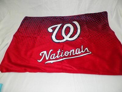 Washington Nationals Set of 2 Red Zipper Pillowcases Protectors