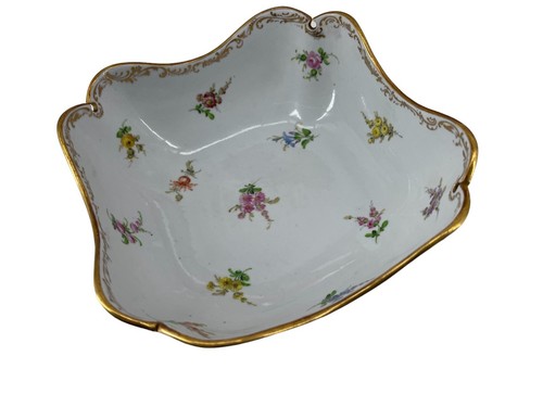 DRESDE ALEMANIA AMBROSIUS LAMM MEISSEN Floral Buzón Mariposa - Imagen 4 de 11