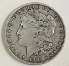 1901-S Morgan Silver Dollar VF-XF