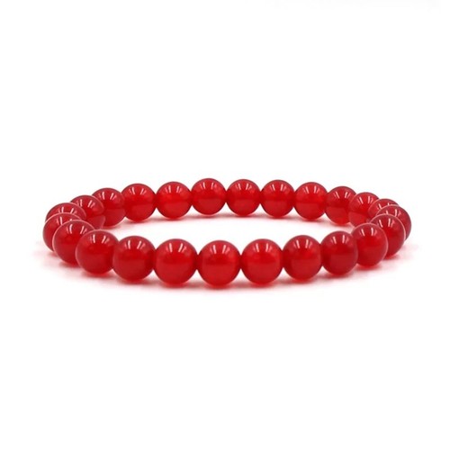Men's Women Lava Tiger Eye Stone Lion Buddha Beaded Elastic Bracelet Bangle - Picture 22 of 52