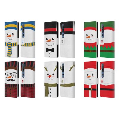 HEAD CASE DESIGNS MR. SNOWMAN LEATHER BOOK WALLET CASE COVER FOR XIAOMI PHONES