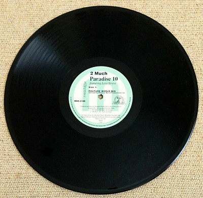 PARADISE X ft LESS STRESS - 2 MUCH, 3-MIX 12'', WAU!/MR MODO, MWS 019R (1990)