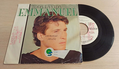 Single Vinilo - Emmanuel   Toda La Vida / Que Largo Fin De Semana