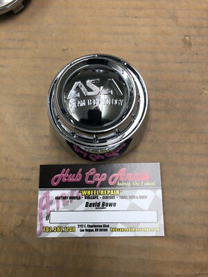 ASA Licensed by BBS Custom Chrome Wheel Center Cap 8B625 Snap Ring