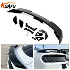 For 2015-2022 Ford Mustang S550 GT Style Rear Trunk Spoiler Wing Glossy Black