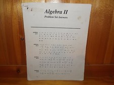 Saxon Problem Set Algebra II Problem Set ANSW...