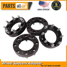 4pcs 1.5 8x6.5 To 8x180 8 Lug Wheel Spacers Adapter For Chevy Gmc 4pcs 1.5 8x6.5 To 8x180 8 Lug Wheel Spacers Adapter For Chevy Gmc