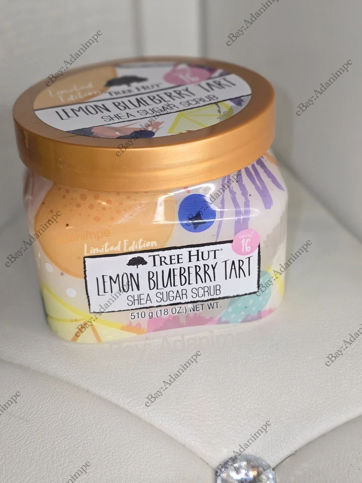 Tree Hut Lemon Blueberry Tart Shea Sugar Scrub 18 oz - Limited Edition - Image 2 of 3