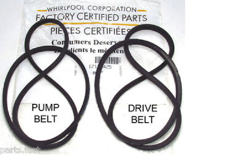 Washer Belt Set For Vintage Maytag Models 211125 & 211124 - Agitator Drive Belt Kit