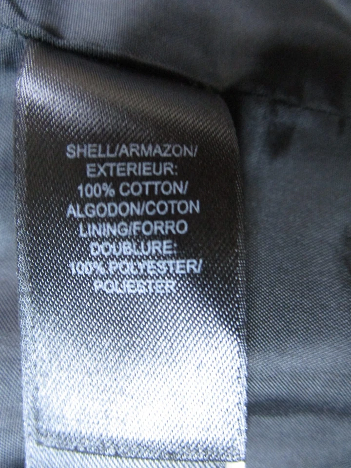 Blazer DKNY Jeans Para Hombre Grande Chaqueta Deportiva Abrigo Azul Sólido Manga Larga Negocios Foto 4 de 4