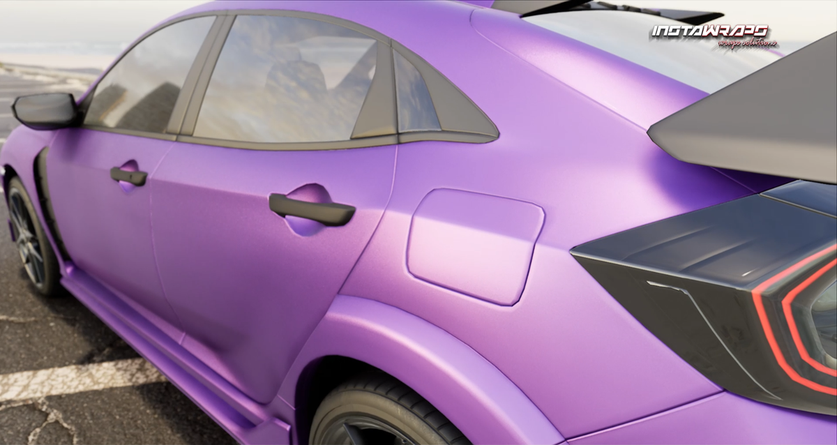 KPMF K75400 Matte Iced Amethyst Titanium Vinyl Car Wrap Film