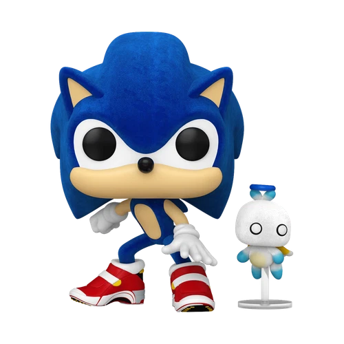 Funko Pop! Vinyl:- Sonic with Chao (Flocked) - Target (Exclusive)