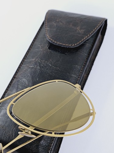 SEE 1530 SUNGLASSES 55 13 145 C1 Made In Italy w/ Leather Hard Case - Picture 3 of 19