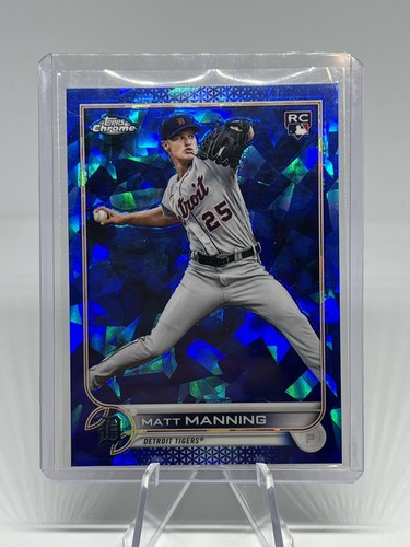 2022 Topps Chrome Sapphire Matt Manning #31 card