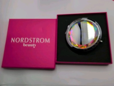 Nordstrom Beauty jeweled compact mirror Two Side Plus Top NIB Wrap Still On Back