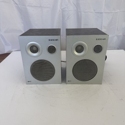 RFT B 3010 HiFi Speaker Bass Reflex Silver GDR Sonneberg VEB