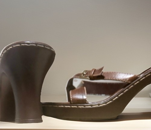 Sandalias de soda vintage Y2k para mujer 10 gruesas de cuero vegano plataforma deslizables mulas - Imagen 6 de 11