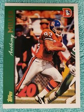 1997 TOPPS ANTHONY MILLER #6 DENVER BRONCOS