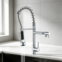 KüChenarmatur Ausziehbar Wasserhahn KüChe Brause 360° SpüLtisch Mischbatterie DE