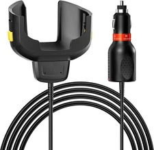 Slim Car Charger Cable for Handheld Barcode Scanners - Compatible with TC77, T