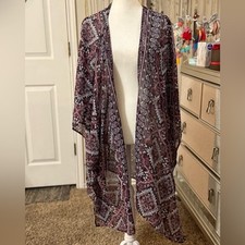 Brown and black kimono