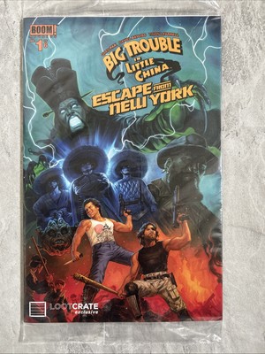 Boom Studio Lootcrate Escape From New York #1 Big Trouble In Little China Sealed