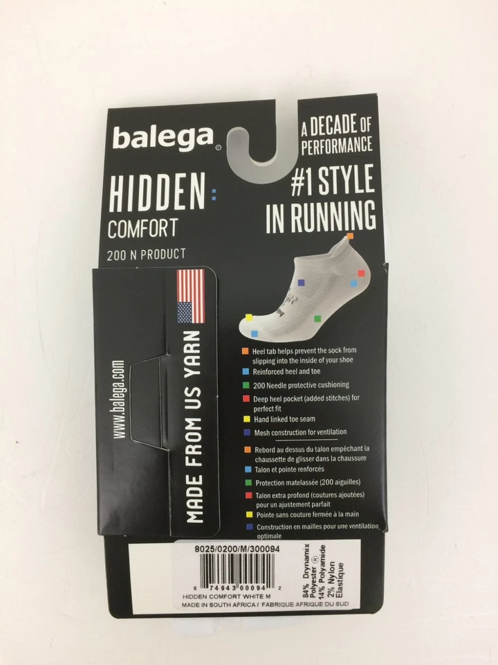 Balega Unisex No Show Running Socks Pack Of 9  Size S/M/L/XL Family Pack New F1 - Image 3 of 4