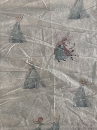Pottery Barn Kids Frozen Enchanted Forest TWIN Sheet Set Flat Fitted Pillowcase - Picture 5 of 18