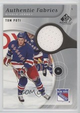 2005-06 SP Game Used Edition Authentic Fabrics Tom Poti #AF-TP 0i6