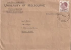 Australia to Hong Kong UNIVERSITY OF MELBOURNE QE2 2/3 Royal Visit FDC 1963