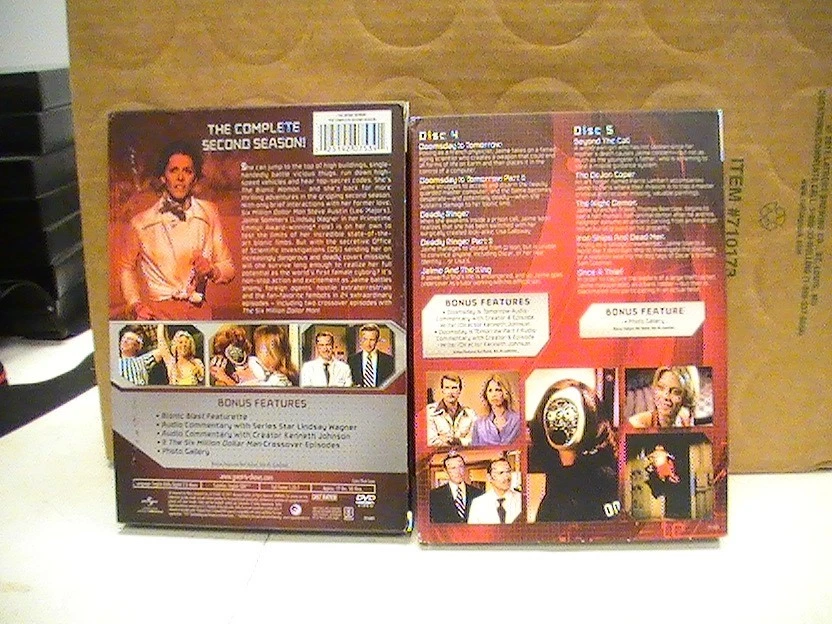 The Bionic Woman 1977 Season 2 5 DVD 2011 Lindsay Wagner Lee Majors Cyborg Jaime - Image 2 of 4