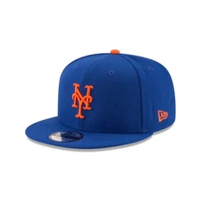 New Era New York Mets 950 Snapback Hat MLB League Basic Royal Blue Cap